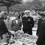 L’alto commissario per la provincia di Lubiana Emilio Grazioli al mercato, 1941