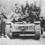 Carro armato italiano catturato dai partigiani